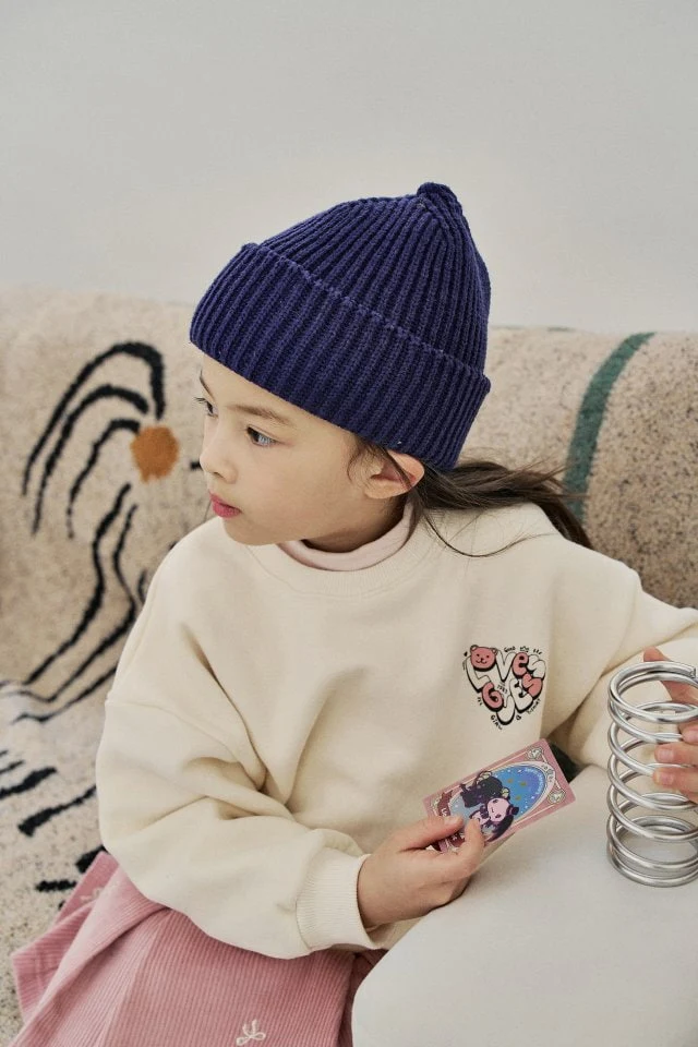 Momo Ann - Korean Children Fashion - #discoveringself - Heart Bear Sweatshirts - 2