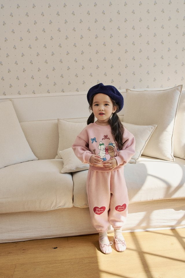 Momo Ann - Korean Children Fashion - #fashionkids - Friends Top Bottom Set - 2