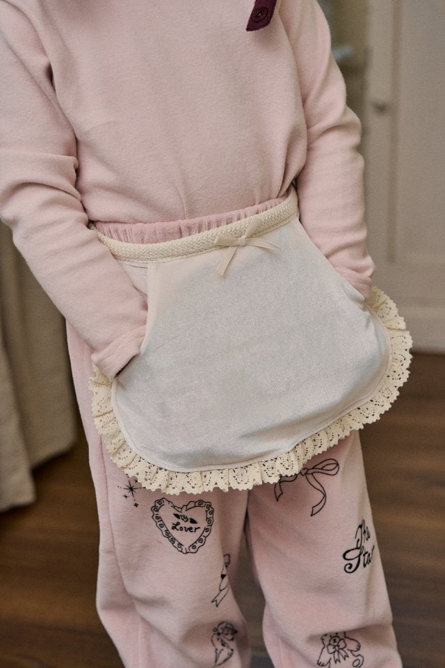 Momo Ann - Korean Children Fashion - #fashionkids - Velvet Apron