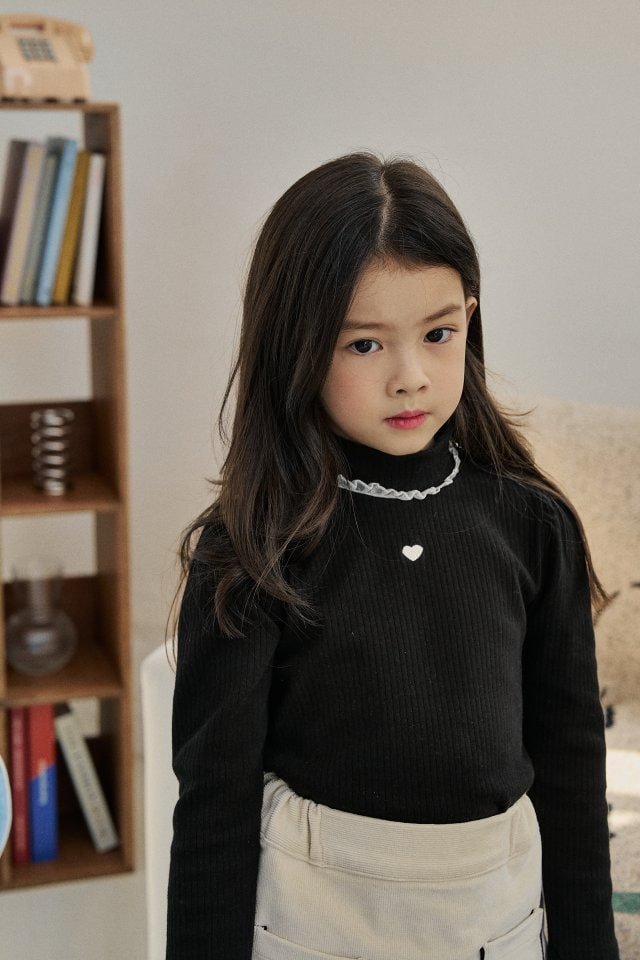 Momo Ann - Korean Children Fashion - #kidsshorts - Sally Half Trutelenck Tee - 5