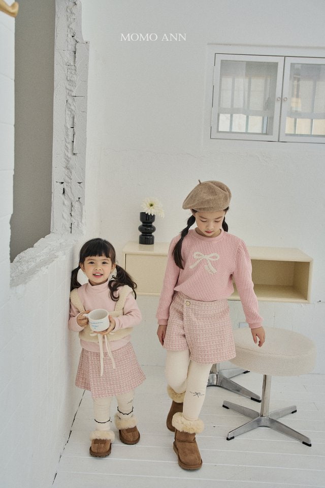 Momo Ann - Korean Children Fashion - #fashionkids - Fleeced Leggings - 4