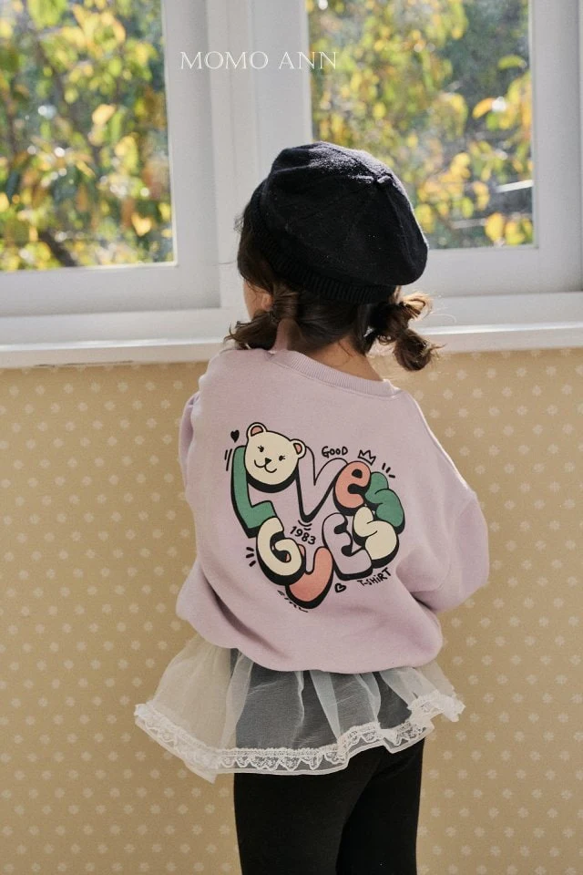 Momo Ann - Korean Children Fashion - #kidzfashiontrend - Heart Bear Sweatshirts - 6