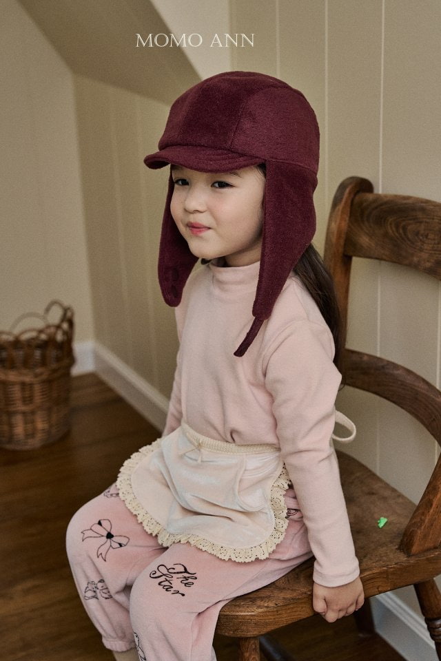 Momo Ann - Korean Children Fashion - #littlefashionista - Velvet Apron - 6