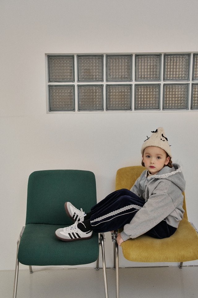 Momo Ann - Korean Children Fashion - #magicofchildhood - Veloure Jogger Pants - 5