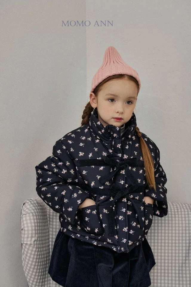 Momo Ann - Korean Children Fashion - #magicofchildhood - Ribbon Padding Jacket