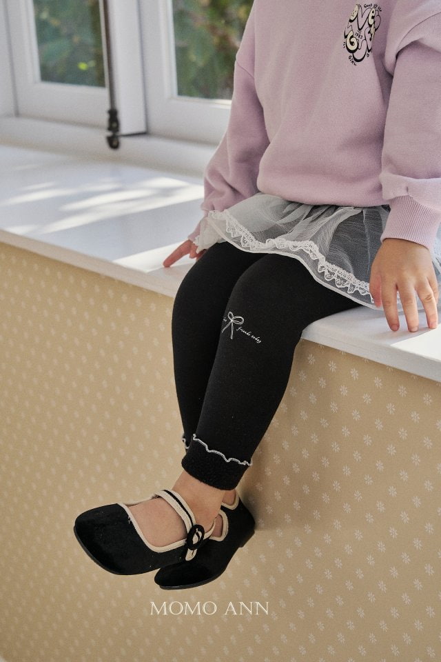 Momo Ann - Korean Children Fashion - #prettylittlegirls - Fleeced Leggings - 11