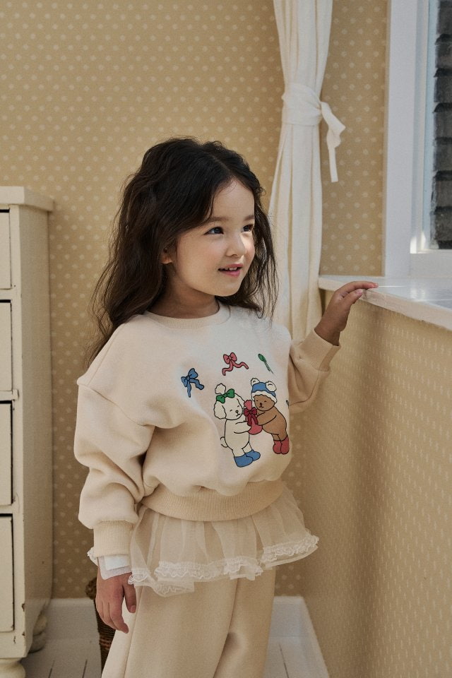 Momo Ann - Korean Children Fashion - #todddlerfashion - Friends Top Bottom Set - 11