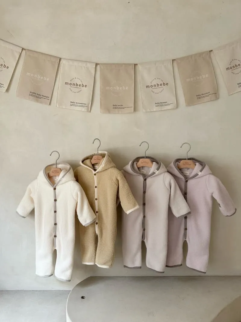 Monbebe - Korean Baby Fashion - #babylifestyle - Soft Warm Bodysuit