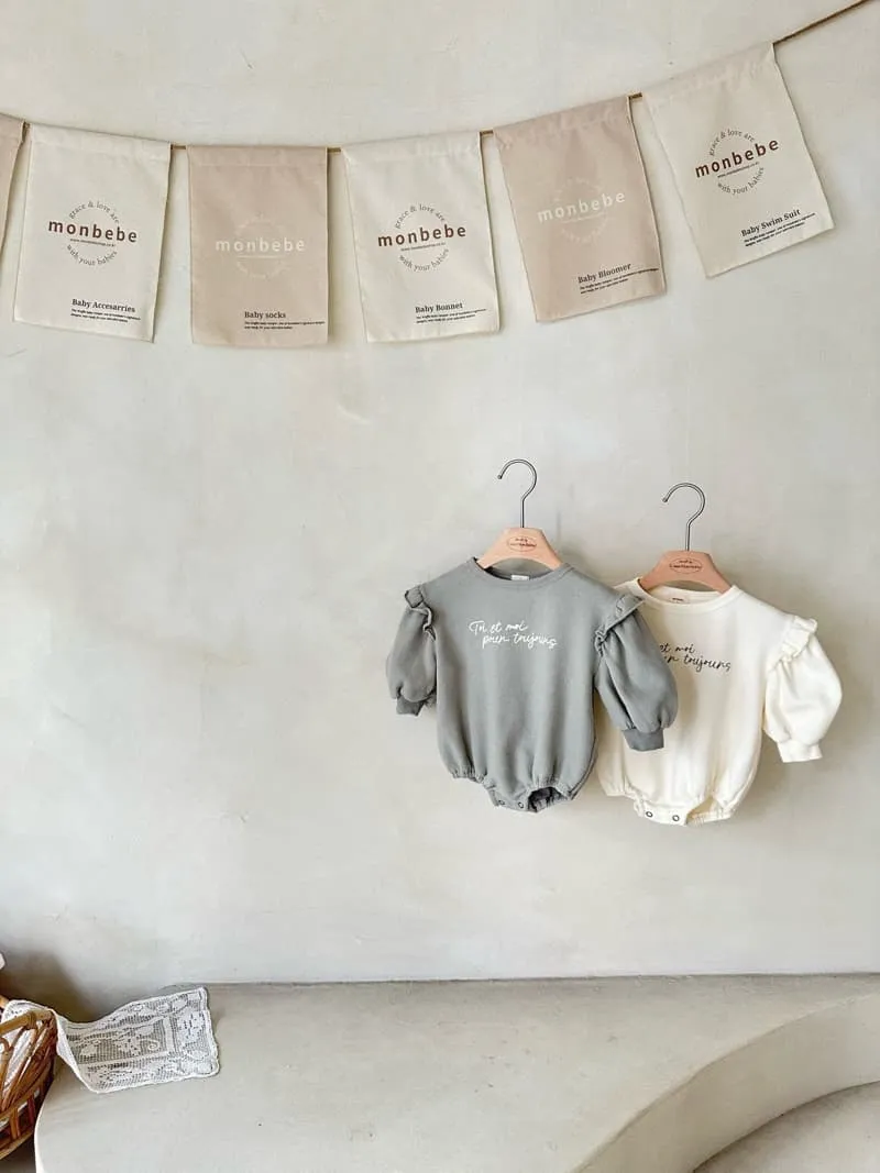 Monbebe - Korean Baby Fashion - #babyoninstagram - You Me Cotton Bodysuit - 12