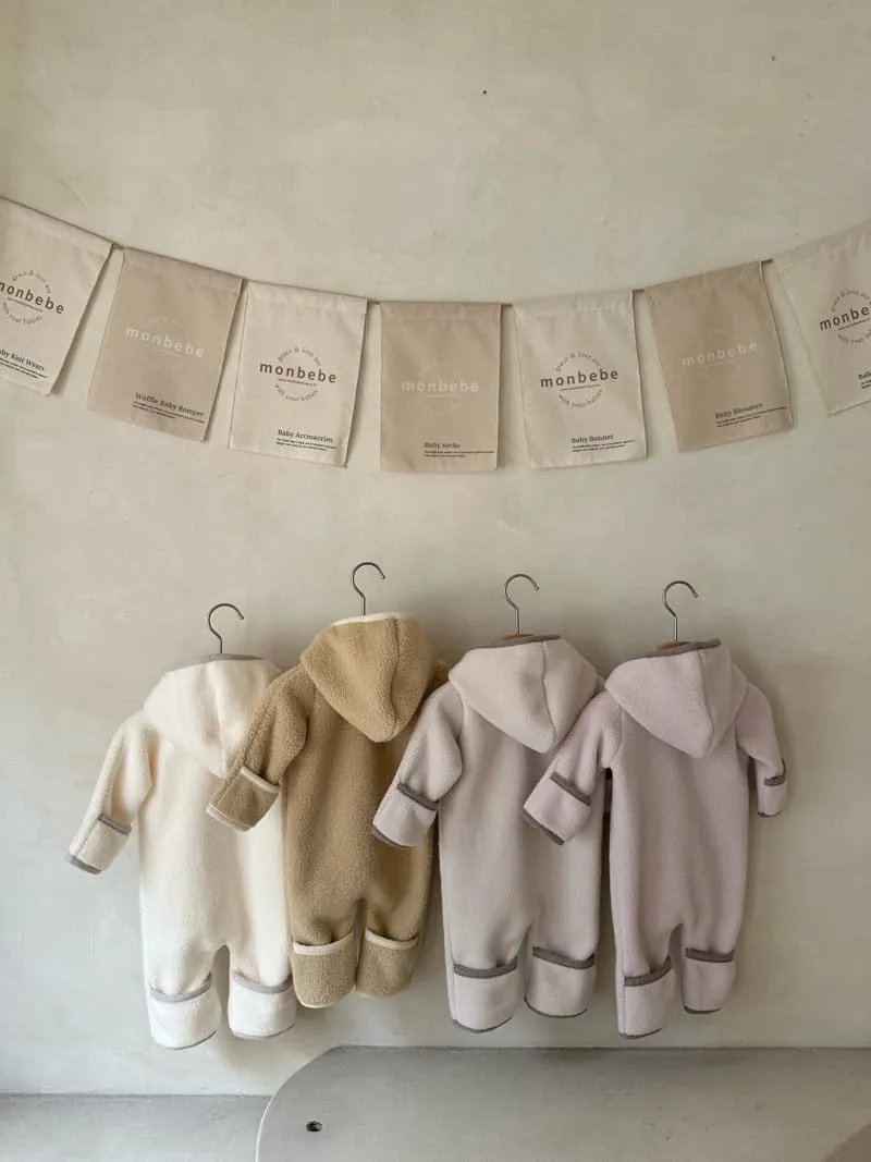 Monbebe - Korean Baby Fashion - #babyoninstagram - Soft Warm Bodysuit - 2