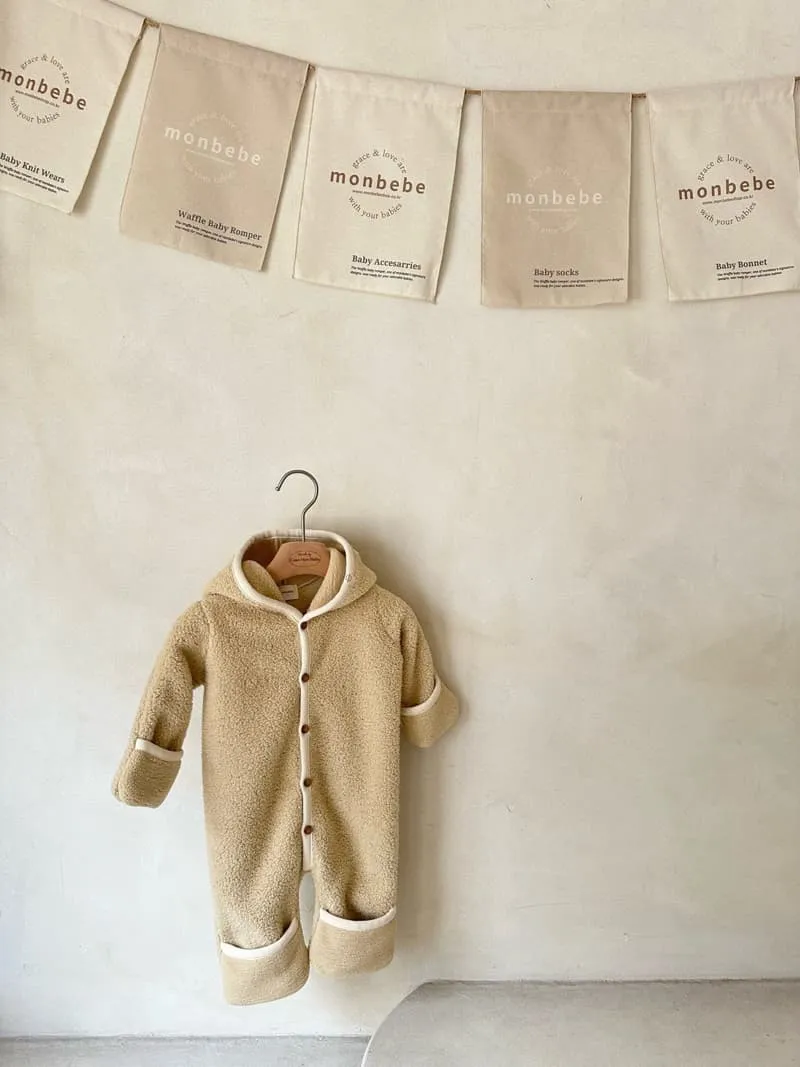 Monbebe - Korean Baby Fashion - #babyootd - Soft Warm Bodysuit - 3