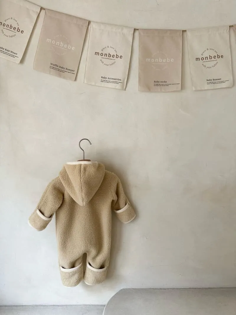 Monbebe - Korean Baby Fashion - #babyootd - Soft Warm Bodysuit - 4