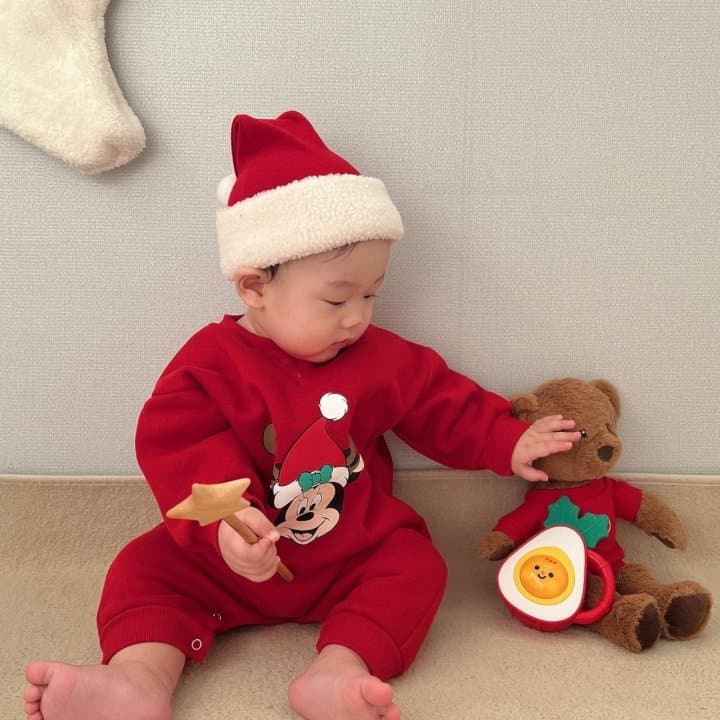 Moran - Korean Baby Fashion - #babygirlfashion - Rudolph Mini Bodysuit with Hat - 9