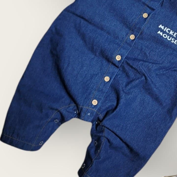 Moran - Korean Baby Fashion - #babyoninstagram - Denim M Suit - 4