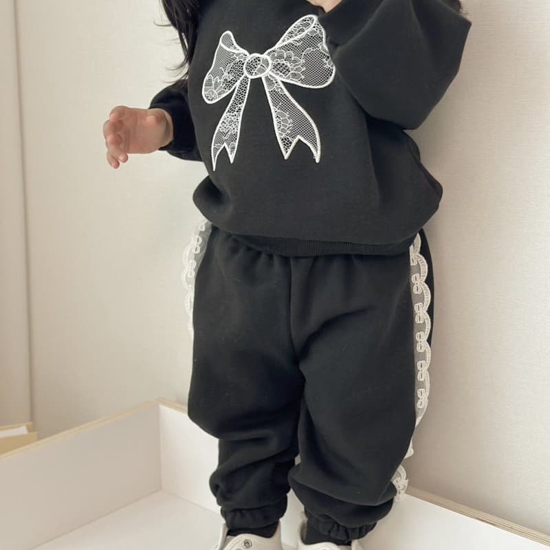 Moran - Korean Children Fashion - #Kfashion4kids - Lace Jogger Pants - 8