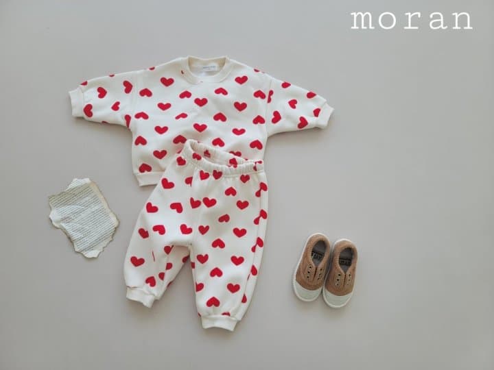 Moran - Korean Children Fashion - #kidzfashiontrend - Fleeced Heart Candy Set - 4