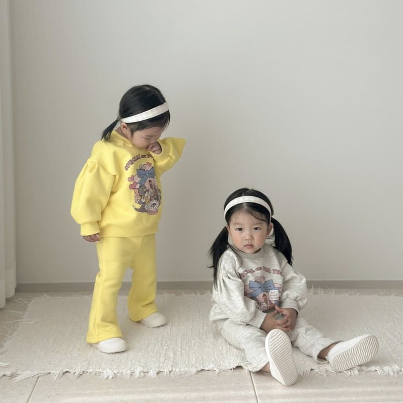 Moran - Korean Children Fashion - #childofig - Friends Top Bottom Set - 10