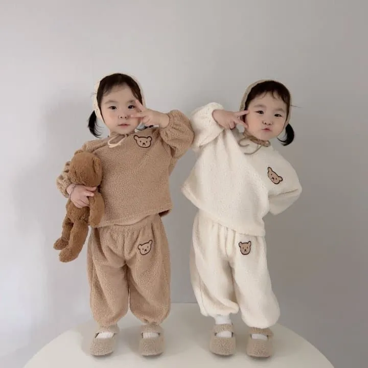 Moran - Korean Children Fashion - #designkidswear - Dumble Bear Set - 2