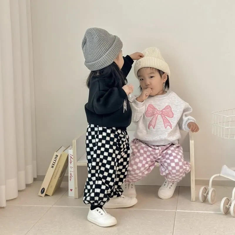 Moran - Korean Children Fashion - #fashionkids - Check Pants - 4