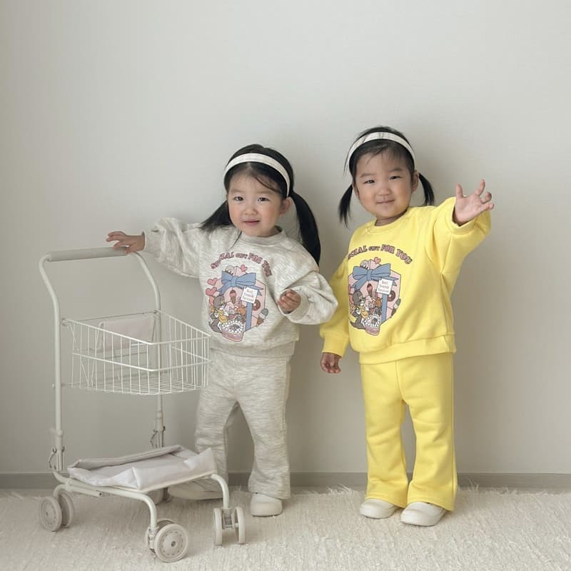 Moran - Korean Children Fashion - #todddlerfashion - Friends Top Bottom Set - 7