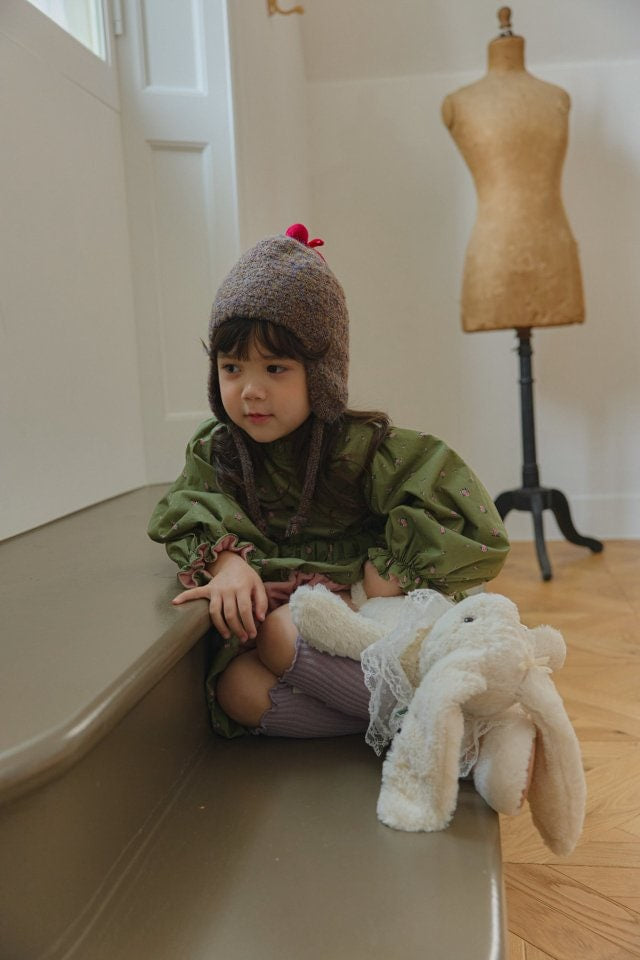 Mumunbaba - Korean Children Fashion - #designkidswear - Bell Winter Bonnet - 5