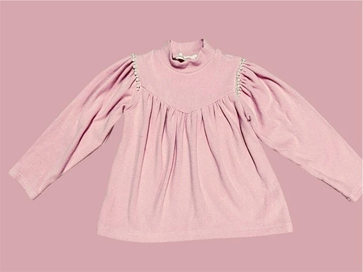 Mumunbaba - Korean Children Fashion - #designkidswear - Cozy Pearl Tee - 10