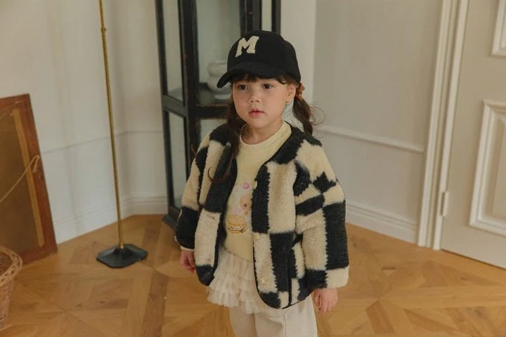 Mumunbaba - Korean Children Fashion - #Kfashion4kids - Cozy Chess Jacket - 4