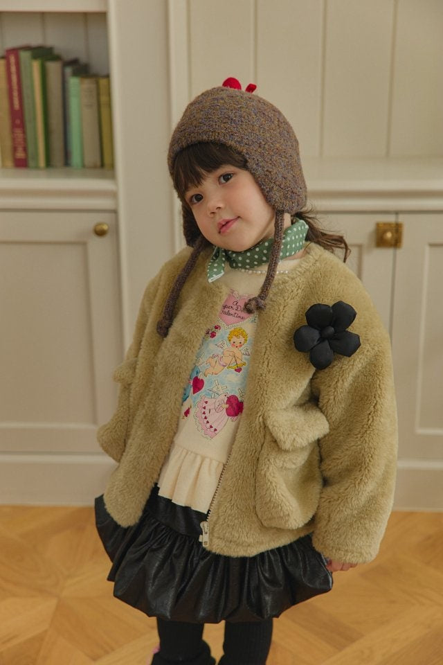 Mumunbaba - Korean Children Fashion - #magicofchildhood - Coco Mink Coat - 2