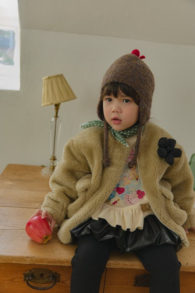 Mumunbaba - Korean Children Fashion - #minifashionista - Coco Mink Coat - 4