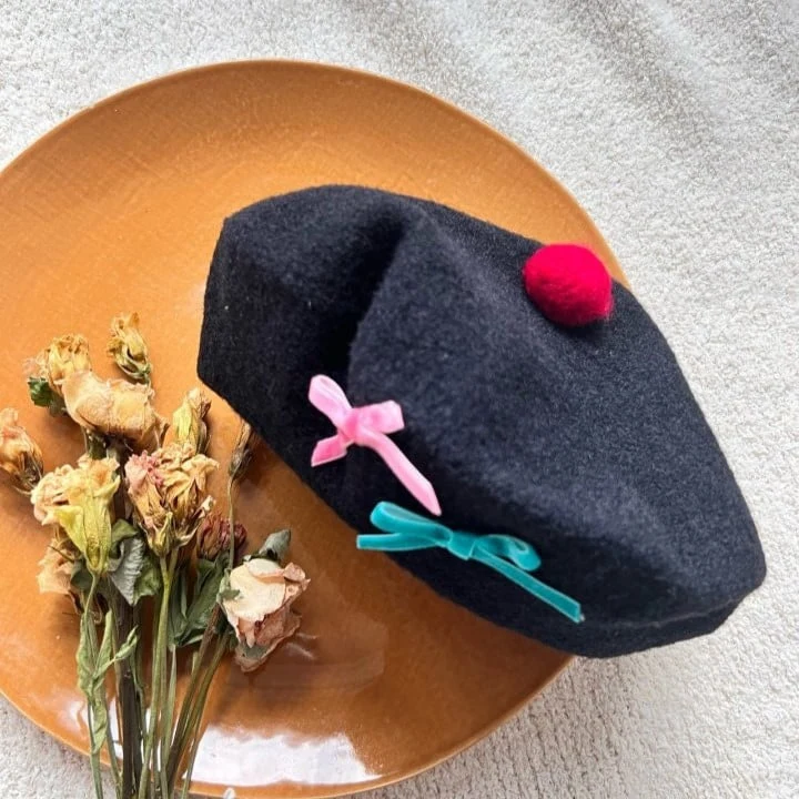 Mumunbaba - Korean Children Fashion - #toddlerclothing - Parisian Beret - 2