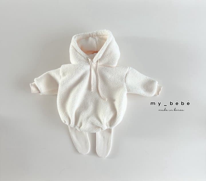 My Bebe - Korean Baby Fashion - #babyboutique - Fleece Ribbed Leggings - 7