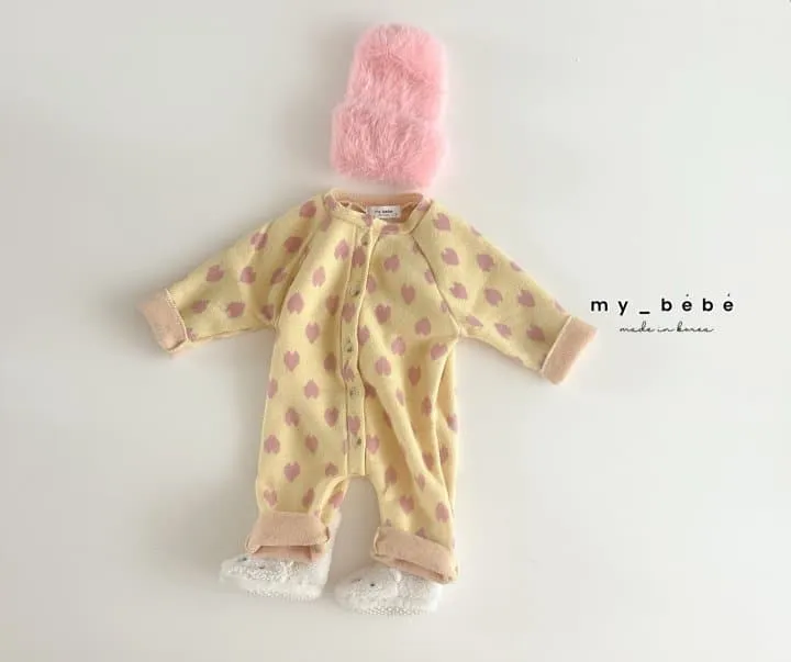 My Bebe - Korean Baby Fashion - #babyboutique - Fleece Lovely Suit - 6