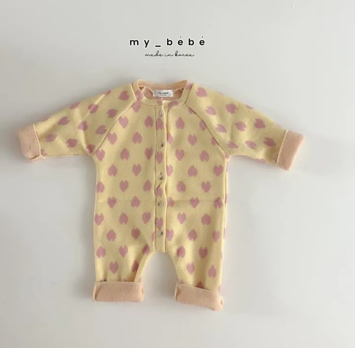 My Bebe - Korean Baby Fashion - #babyboutique - Fleece Lovely Suit - 7