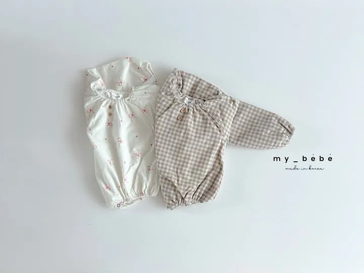 My Bebe - Korean Baby Fashion - #babyclothing - Stick Corduroy Suit - 3