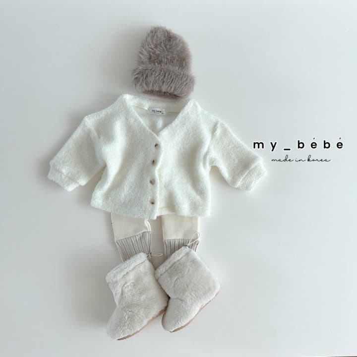 My Bebe - Korean Baby Fashion - #babyboutiqueclothing - Winter Soft Cardigan - 4