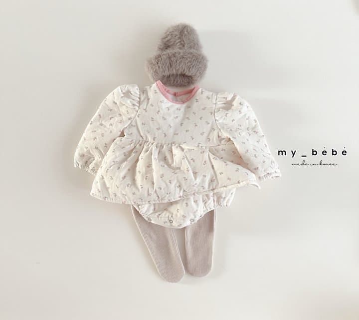 My Bebe - Korean Baby Fashion - #babyfashion - Fleece Ribbed Leggings - 11