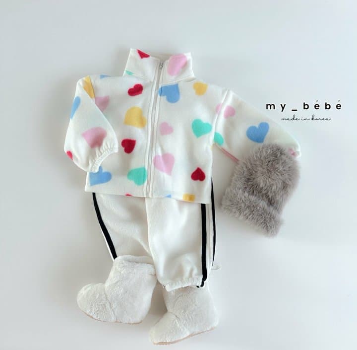 My Bebe - Korean Baby Fashion - #babyfashion - Nice Fleece Zip-up - 7