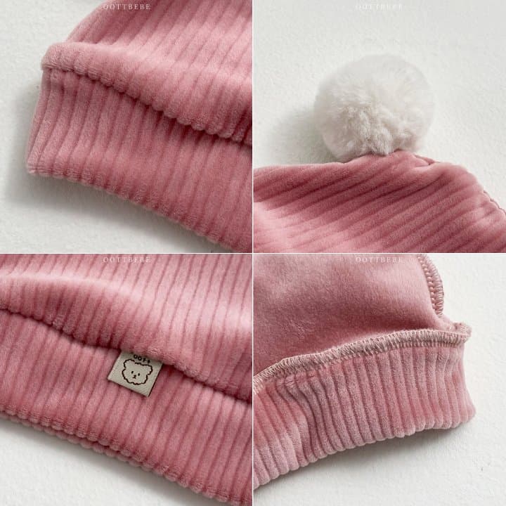 My Bebe - Korean Baby Fashion - #babygirlfashion - Mink Bear Hat (Baby)