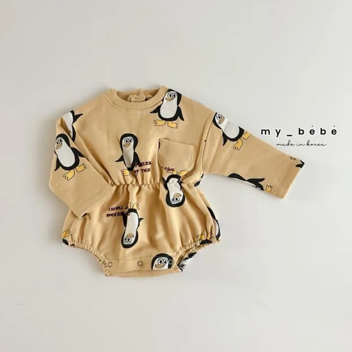 My Bebe - Korean Baby Fashion - #babygirlfashion - Animal Banding Suit - 9