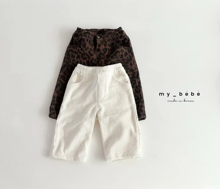 My Bebe - Korean Baby Fashion - #babylifestyle - Bubble Corduroy Pants