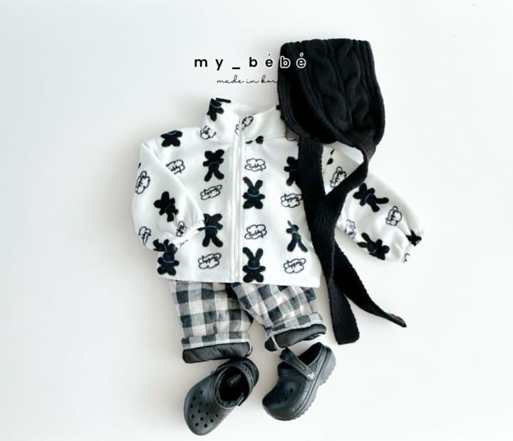 My Bebe - Korean Baby Fashion - #babylifestyle - Nice Fleece Zip-up - 10