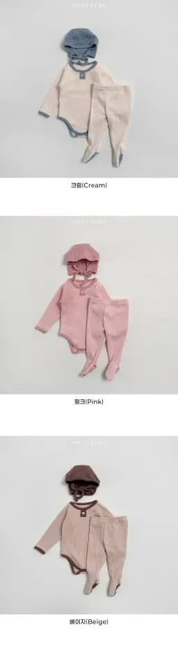 My Bebe - Korean Baby Fashion - #babyoninstagram - Peach Love Suit - 12