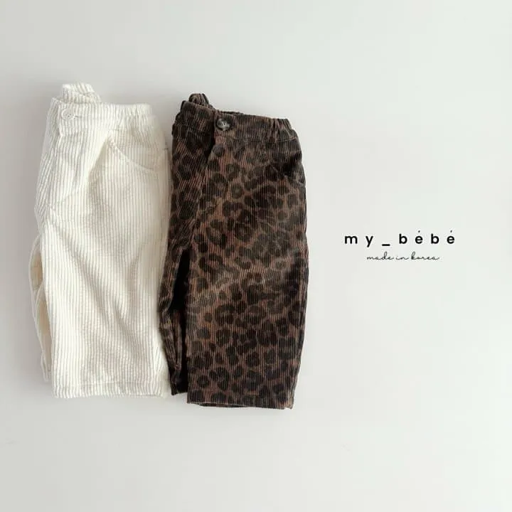 My Bebe - Korean Baby Fashion - #babyoninstagram - Bubble Corduroy Pants - 2