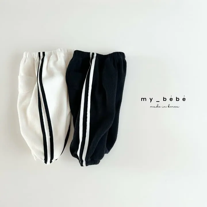 My Bebe - Korean Baby Fashion - #babyoutfit - Tape Pants - 2