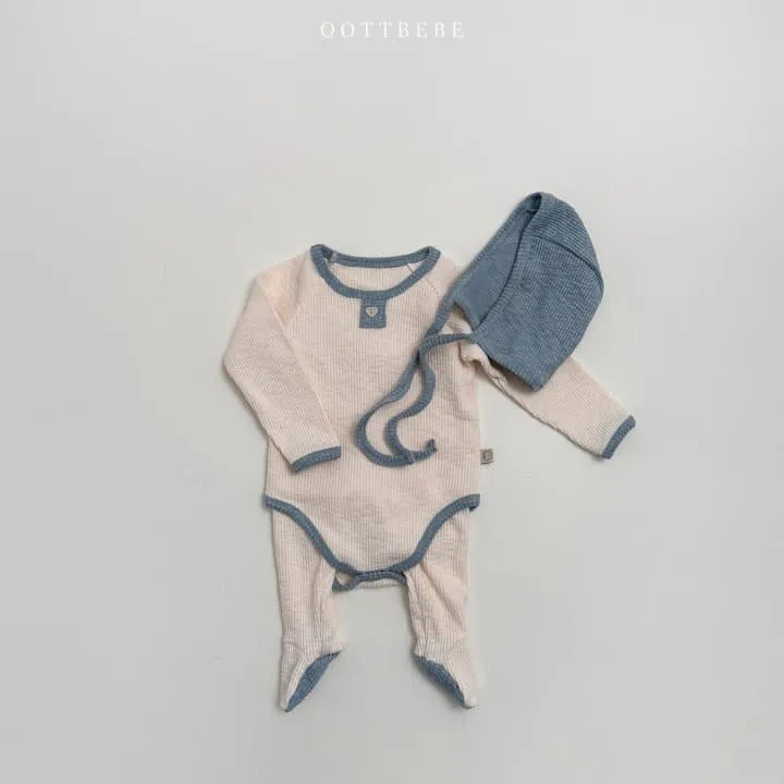 My Bebe - Korean Baby Fashion - #babywear - Peach Love Suit