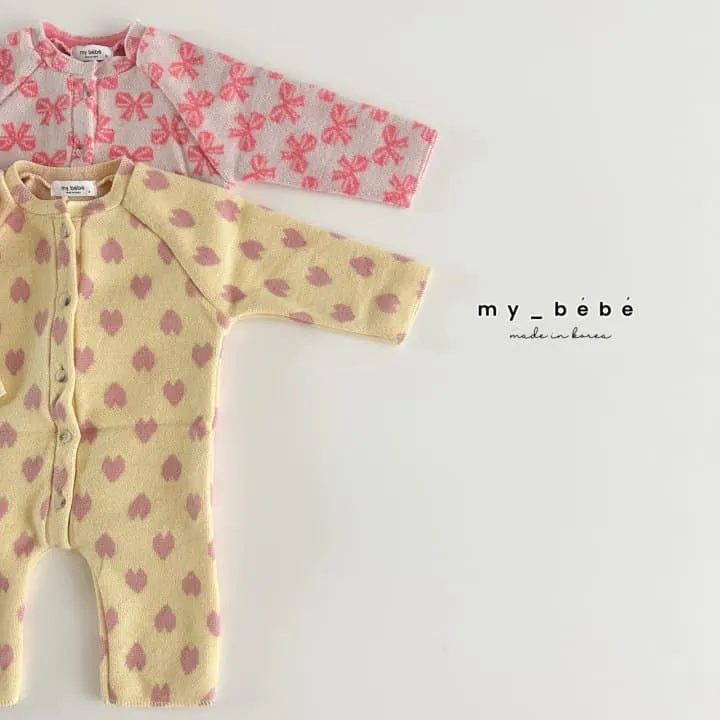 My Bebe - Korean Baby Fashion - #babywear - Fleece Lovely Suit - 3