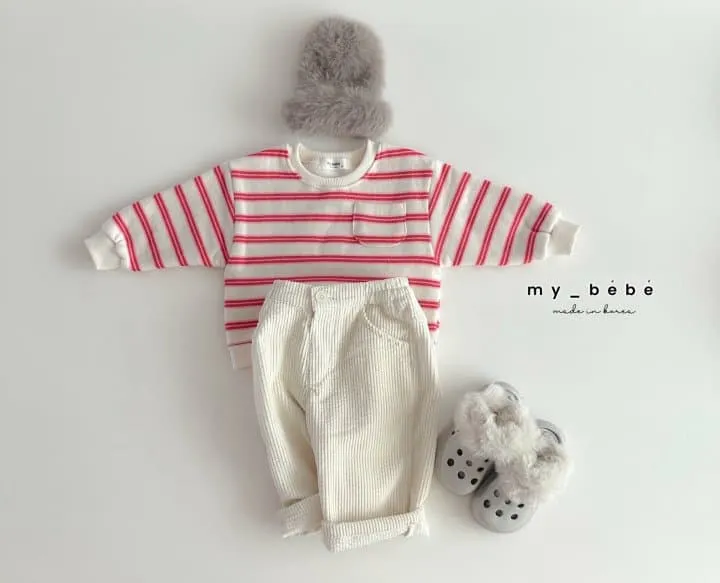 My Bebe - Korean Baby Fashion - #babywear - Bubble Corduroy Pants - 6