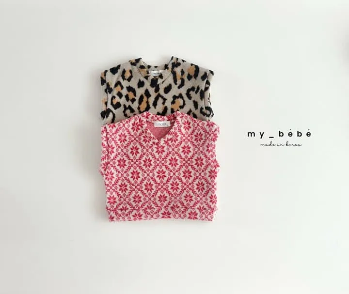 My Bebe - Korean Children Fashion - #childofig - Winter Jacquard Vest