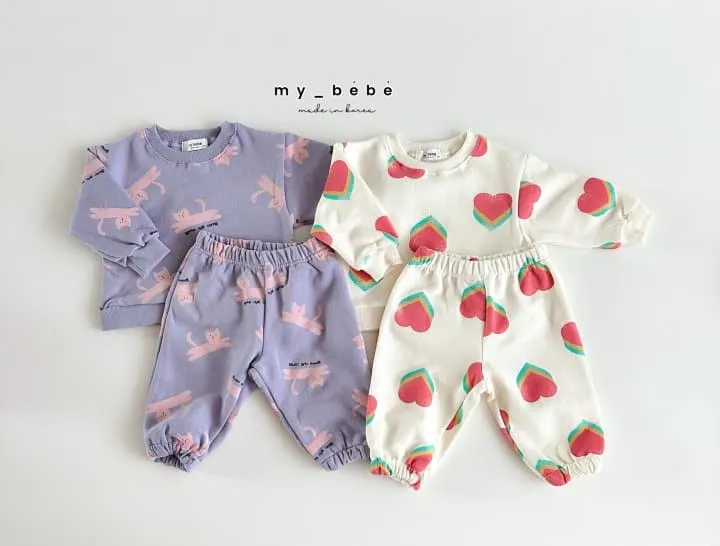 My Bebe - Korean Children Fashion - #childrensboutique - Printed Set