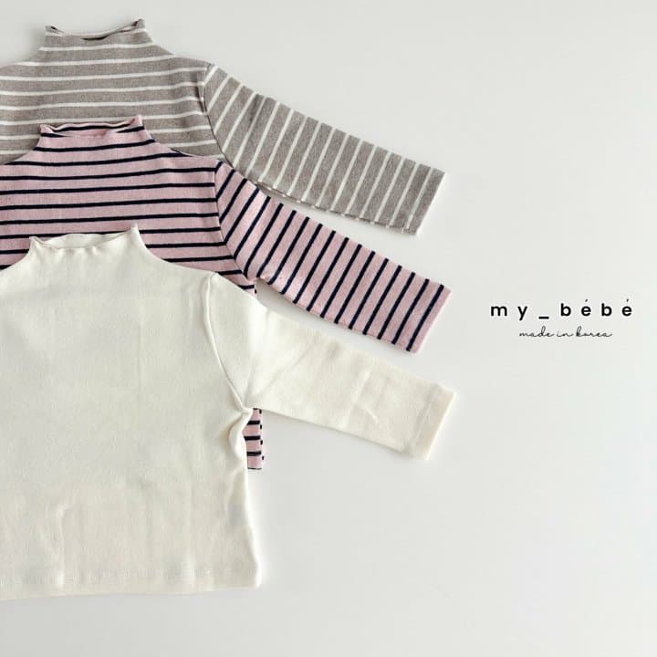 My Bebe - Korean Children Fashion - #designkidswear - Half Turtleneck - 2